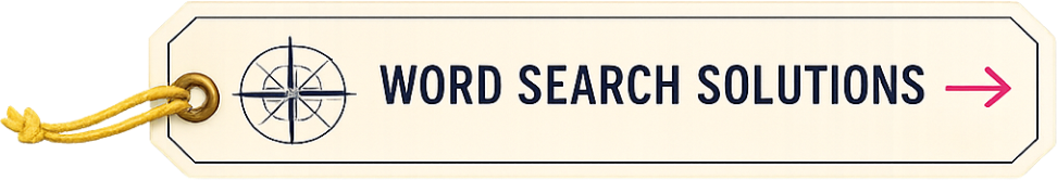Word search solutions